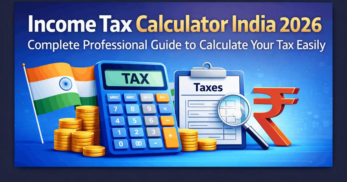 Income Tax Calculator India 2026 – Calculate Tax Online Easily